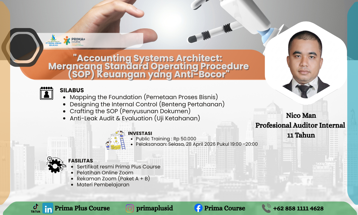 Prima Plus Course - Upgrade Skill, Pelatihan, dan Karir.