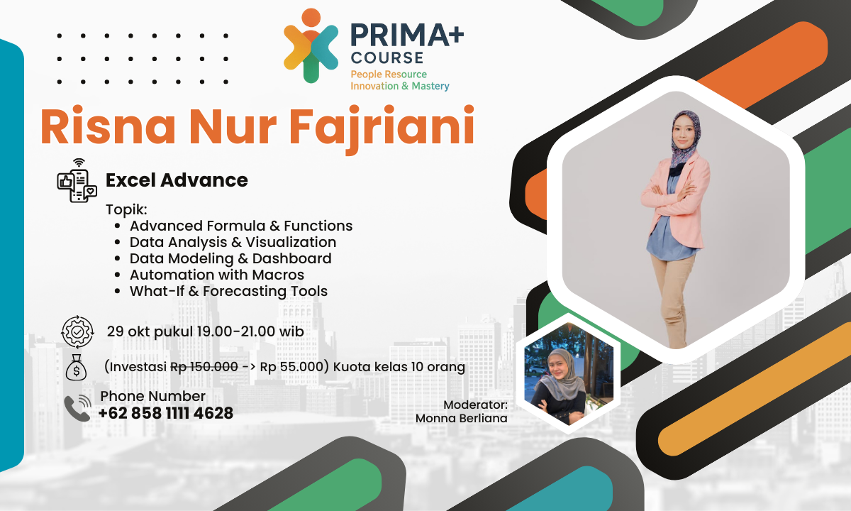 Prima Plus Course - Upgrade Skill, Pelatihan, dan Karir.